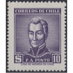 Chile 270 1958 General F.A Pinto MNH
