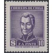 Chile 270 1958 General F.A Pinto MH