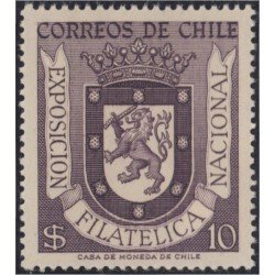Chile 273 1958 Exposición Filatélico Nacional de Santiago MNH