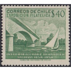 Chile 276 1958 Instituto Alemán C. Anwandter Valdivia MNH