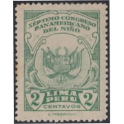 Perú 240 1930 6º Congreso panamericano del niño en Lima MNH Perú 240 1930 6º Congreso panamericano del niño en Lima MNH