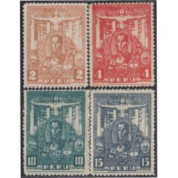 Perú 254/57 1931 Centenario de la muerte de Simón Bolívar MH Perú 254/57 1931 Centenario de la muerte de Simón Bolívar MH