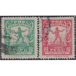 Perú 258/58A 1931/32 Pro Desocupados usados Perú 258/58A 1931/32 Pro Desocupados usados