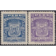 Perú 271/72 1932 4º Centenario de la Villa de Piura MNH Perú 271/72 1932 4º Centenario de la Villa de Piura MNH