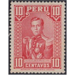 Perú 284 1932/35 Presidente Luis M. Sánchez Cerro MH Perú 284 1932/35 Presidente Luis M. Sánchez Cerro MH