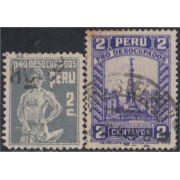 Perú 292/93 1933 Estatua de la Libertad Nueva York usado Perú 292/93 1933 Estatua de la Libertad Nueva York usado