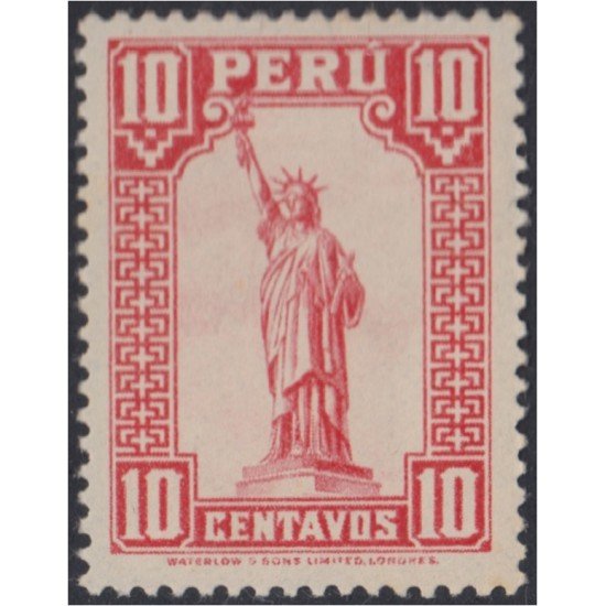 Perú 294 1933 Estatua de la Libertad Nueva York MH Perú 294 1933 Estatua de la Libertad Nueva York MH