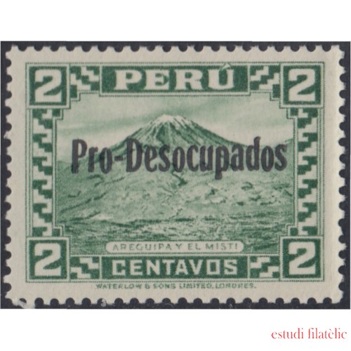 Perú 297 1934 Pro Desocupados MNH