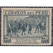 Perú 307 1935 4º Centenario de la Villa de Lima MNH Perú 307 1935 4º Centenario de la Villa de Lima MNH