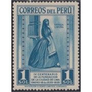 Perú 309 1935 4º Centenario de la Villa de Lima MNH Perú 309 1935 4º Centenario de la Villa de Lima MNH