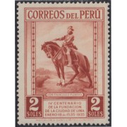 Perú 310 1935 4º Centenario de la Villa de Lima MNH Perú 310 1935 4º Centenario de la Villa de Lima MNH