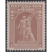 Perú 355 1938 Pro Desocupados MNH Perú 355 1938 Pro Desocupados MNH