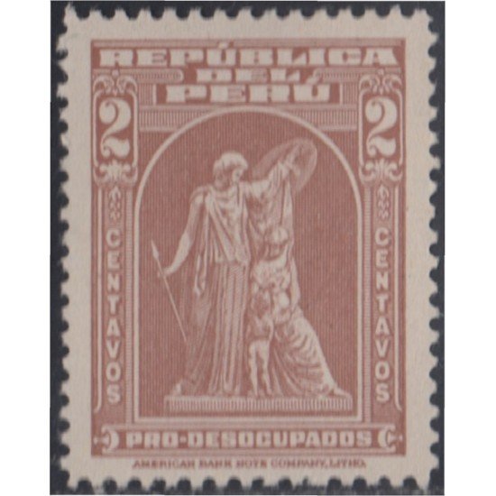 Perú 355 1938 Pro Desocupados MH Perú 355 1938 Pro Desocupados MH
