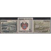 Perú 366/68 1938 8º Congreso panamericano en Lima MNH Perú 366/68 1938 8º Congreso panamericano en Lima MNH