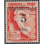 Perú 369 1938 Carreteras del Perú MH Perú 369 1938 Carreteras del Perú MH