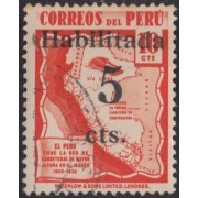 Perú 369 1938 Carreteras del Perú usados Perú 369 1938 Carreteras del Perú usados