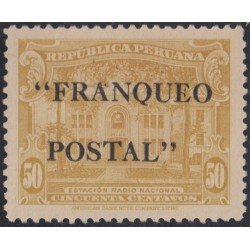Perú 370 1941/42 Estación Radio Nacional Usado Perú 370 1941/42 Estación Radio Nacional Usado