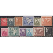 Perú 375/86 1942 400 del descubrimiento del Amazonas MNH Perú 375/86 1942 400 del descubrimiento del Amazonas MNH