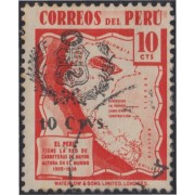 Perú 387 1943 Carreteras del Perú usados Perú 387 1943 Carreteras del Perú usados