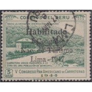 Perú 399 1947 V Congreso panamericano de carreteras usado Perú 399 1947 V Congreso panamericano de carreteras usado