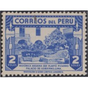 Perú 406 1947 Palacio de Gobierno Lima MNH Perú 406 1947 Palacio de Gobierno Lima MNH