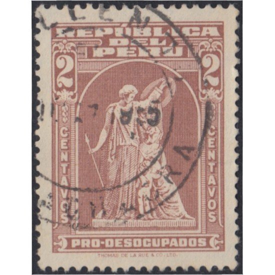 Perú 416 1951 Pro Desocupados usados Perú 416 1951 Pro Desocupados usados