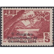 Perú 424 1951 Laguna de Llanganuco-Ancash MNH Perú 424 1951 Laguna de Llanganuco-Ancash MNH