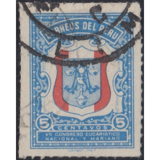 Perú 438 1954 V Congreso eucarístico Nacional y Mariano usados