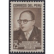 Perú 439 1956 Presidente de Venezuela Marcos Pérez Jiménez MNH Perú 439 1956 Presidente de Venezuela Marcos Pérez Jiménez MNH