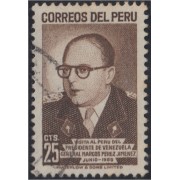 Perú 439 1956 Presidente de Venezuela Marcos Pérez Jiménez usados Perú 439 1956 Presidente de Venezuela Marcos Pérez Jiménez usados