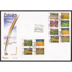 España 3969C 2003 matasello y Sobre Primer Día Carné autoadhesivo Paisajes España 3969C 2003 matasello y Sobre Primer Día Carné autoadhesivo Paisajes