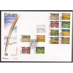 España 3969C 2003 matasello y Sobre Primer Día Carné autoadhesivo Paisajes España 3969C 2003 matasello y Sobre Primer Día Carné autoadhesivo Paisajes