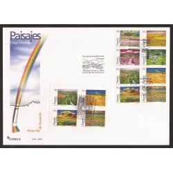 España 3969C 2003 matasello y Sobre Primer Día Carné autoadhesivo Paisajes España 3969C 2003 matasello y Sobre Primer Día Carné autoadhesivo Paisajes
