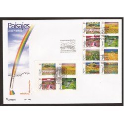 España 3969C 2003 matasello y Sobre Primer Día Carné autoadhesivo Paisajes España 3969C 2003 matasello y Sobre Primer Día Carné autoadhesivo Paisajes