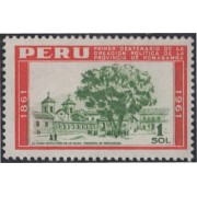 Perú 457 1962 1º Centenario de creación política de la provincia Pomabamba MNH