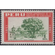 Perú 457 1962 1º Centenario de creación política de la provincia Pomabamba MH