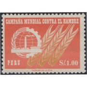Perú 464 1963 Campaña Mundial contra el hambre MNH