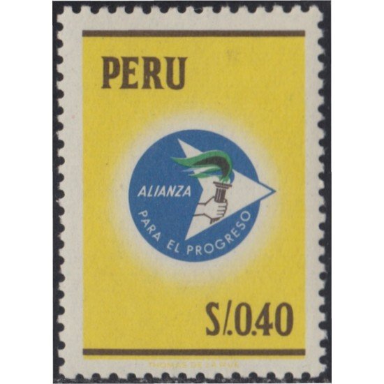 Perú 465 1964 Alianza por el progreso MNH Perú 465 1964 Alianza por el progreso MNH