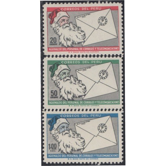 Perú 469/71 1965 Navidad Christmas MNH Perú 469/71 1965 Navidad Christmas MNH