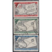 Perú 469/71 1965 Navidad Christmas usados