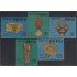 Perú 472/76 1966 Oro del Perú Gold MNH