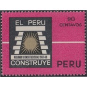 Perú 483 1967 Régimen Constitucional 1963-69 MNH