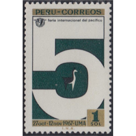 Perú 484 1967 V feria Internacional del Pacífico MNH Perú 484 1967 V feria Internacional del Pacífico MNH