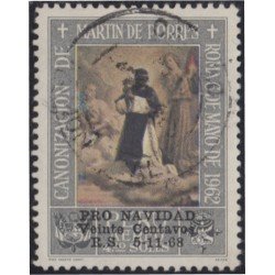 Perú 495A 1968 Martín de Porres Pro Navidad usados Perú 495A 1968 Martín de Porres Pro Navidad usados