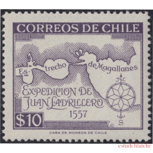 Chile 277 1959 400 Años de la expedición Juan Ladrillero MH