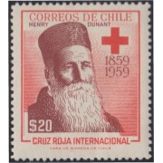 Chile 279 1959 Henry Dunant Cruz Roja Internacional MNH