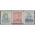 Chile 280/82 1960 Serie antigua Manuel Bulnes F.A Pinto M. Montt MNH