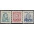 Chile 280/82 1960 Serie antigua Manuel Bulnes F.A Pinto M. Montt MH