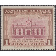 Chile 297 1962 150 Años del 1º Gobierno Nacional MNH
