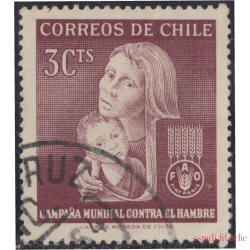 Chile 299 1963 Campaña mundial contra el hambre Cruz Roja usado